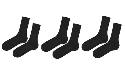 tittimitti® Women’s 100% Organic Cotton Boot Socks 3-Pack – Thick Warm Winter Crew Socks (Made in Italy)