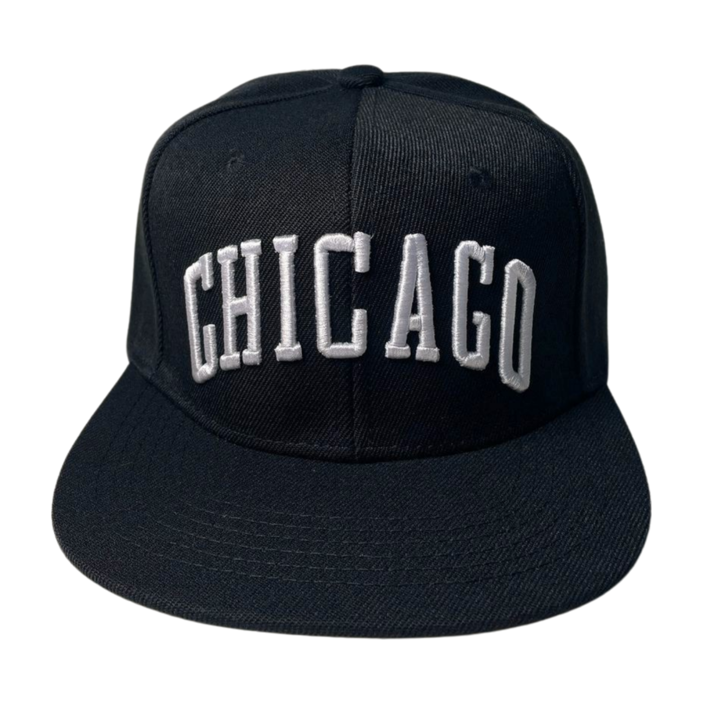 CHICAGO EMBROIDERY, FLAT BILL SNAPBACK HPF-CHICAGO