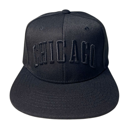 CHICAGO EMBROIDERY, FLAT BILL SNAPBACK HPF-CHICAGO
