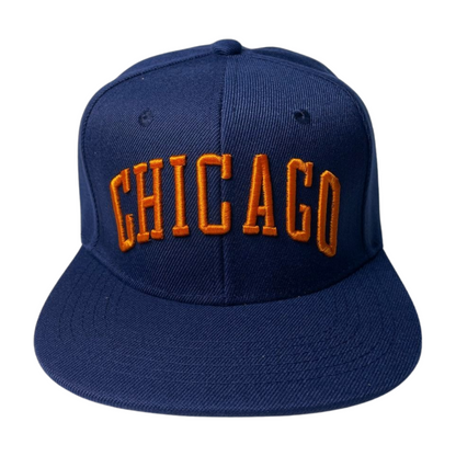 CHICAGO EMBROIDERY, FLAT BILL SNAPBACK HPF-CHICAGO
