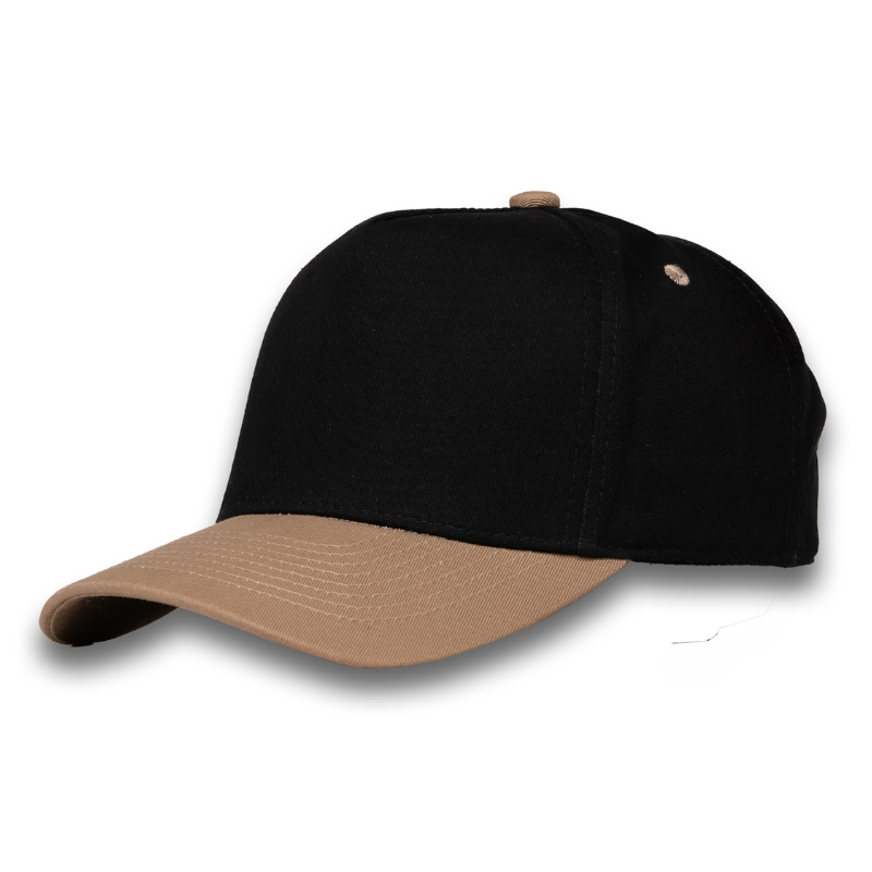 5 Panel Two Tone Structured Snapback Cap Tc