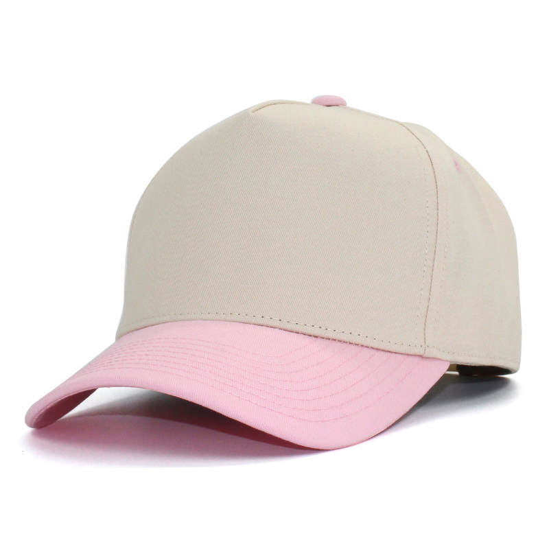 5 Panel Two Tone Structured Snapback Cap Tc