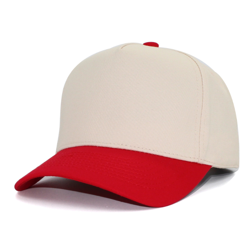 5 Panel Two Tone Structured Snapback Cap Tc