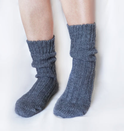 tittimitti® Women’s Alpaca Wool Socks 3-Pack – Soft Warm Winter Crew Socks (Made in Italy)